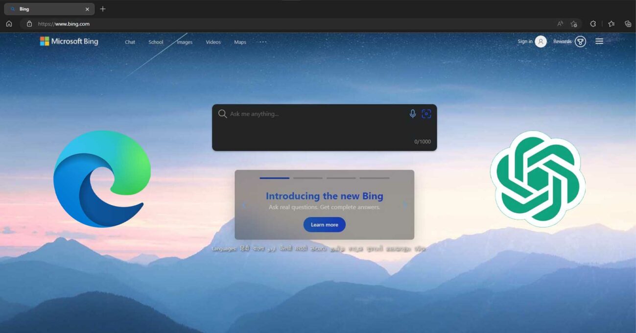 chatgpt microsoft bing edge browser