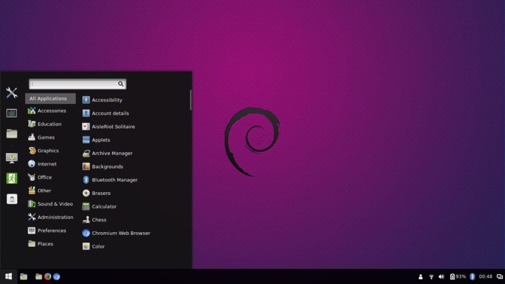 debian cinnamon