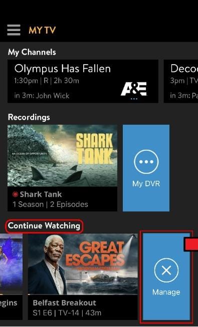 How To Manage My TV Feature On Sling TV