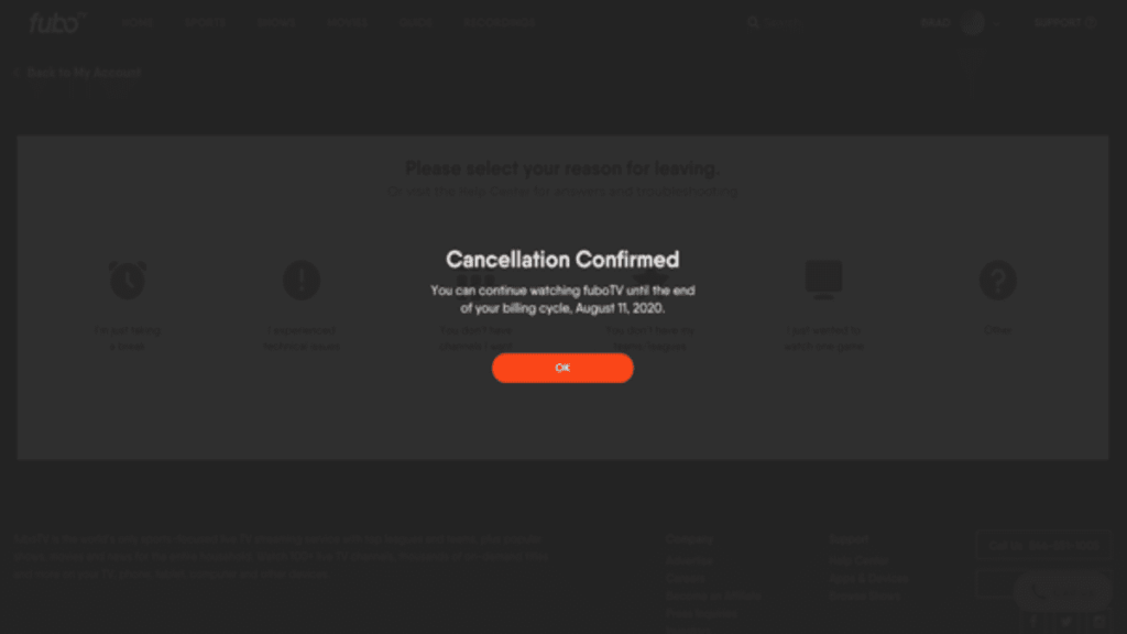 Taking A Break From FuboTV? Here's How To Pause Or Cancel Your Subscription